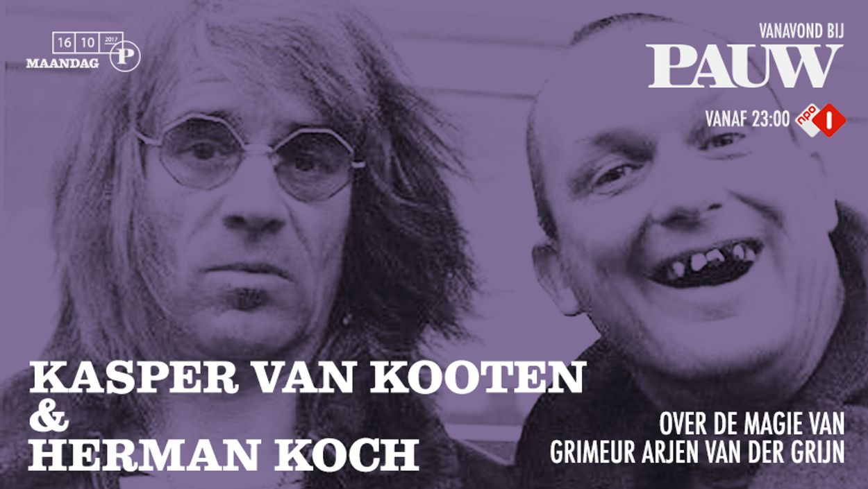 Kasper van Kooten, Herman Koch en Arjen van der Grijn