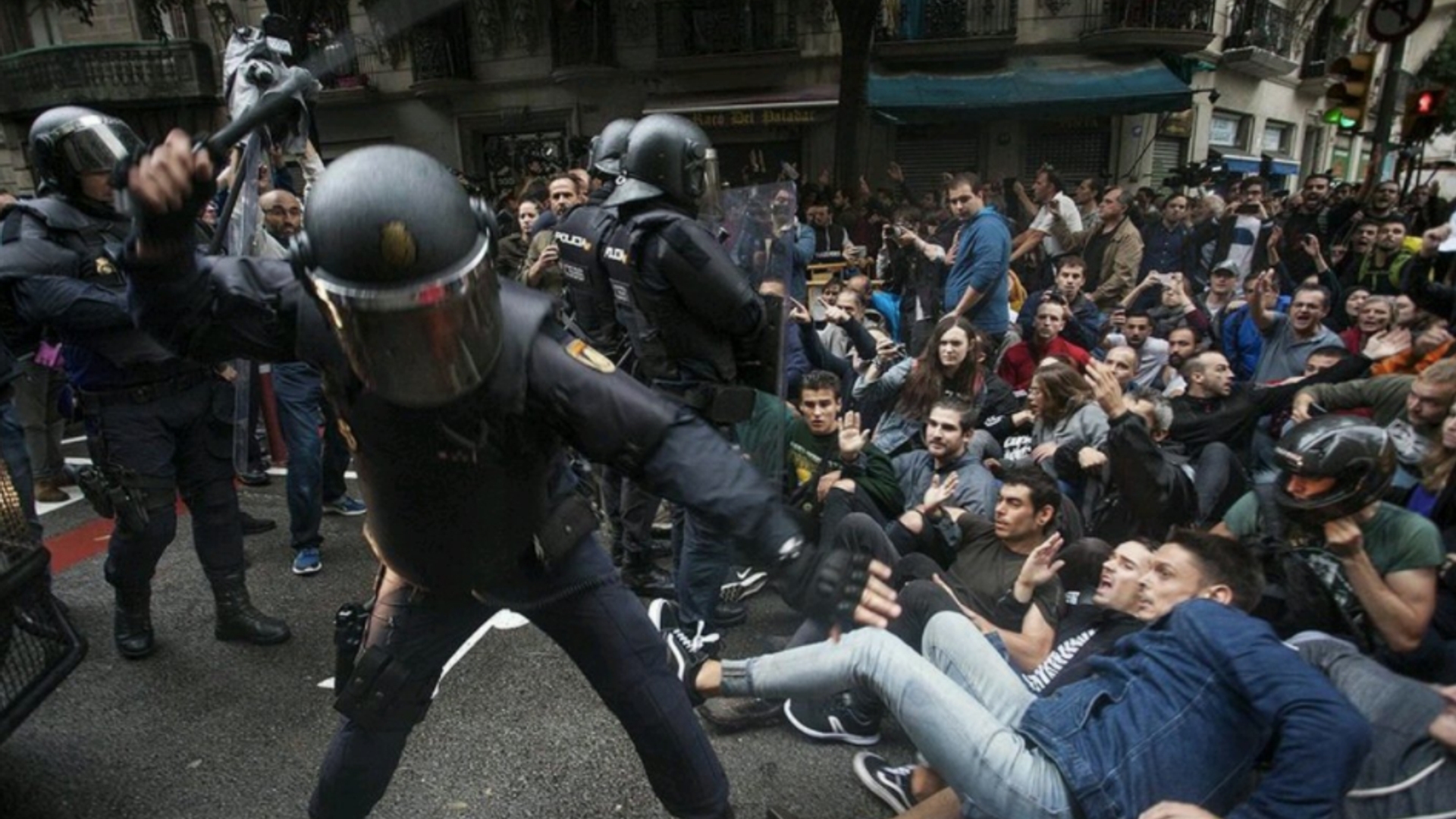 Politiegeweld Catalonië