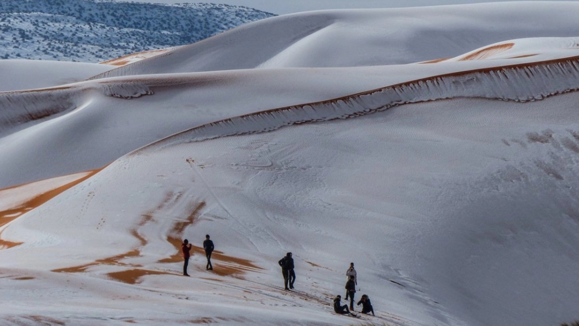Sneeuw in Sahara