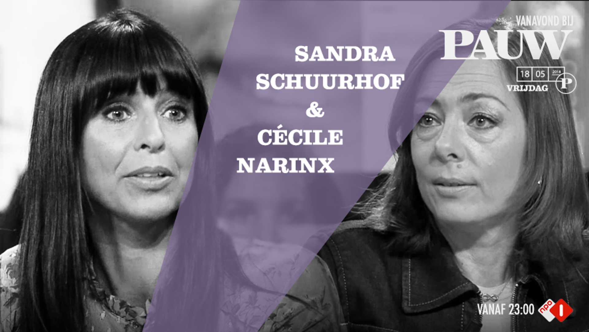 Sandra Schuurhof en Cécile Narinx 18 mei