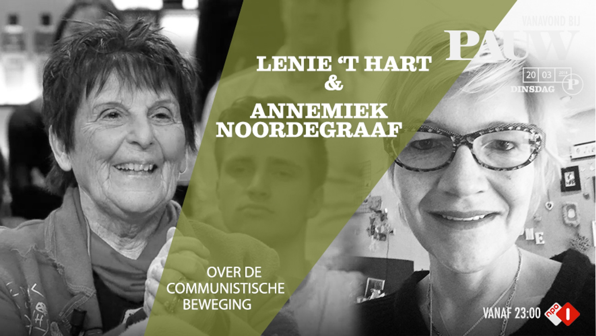 Lenie 't Hart en Annemiek Noordegraaf 20 maart