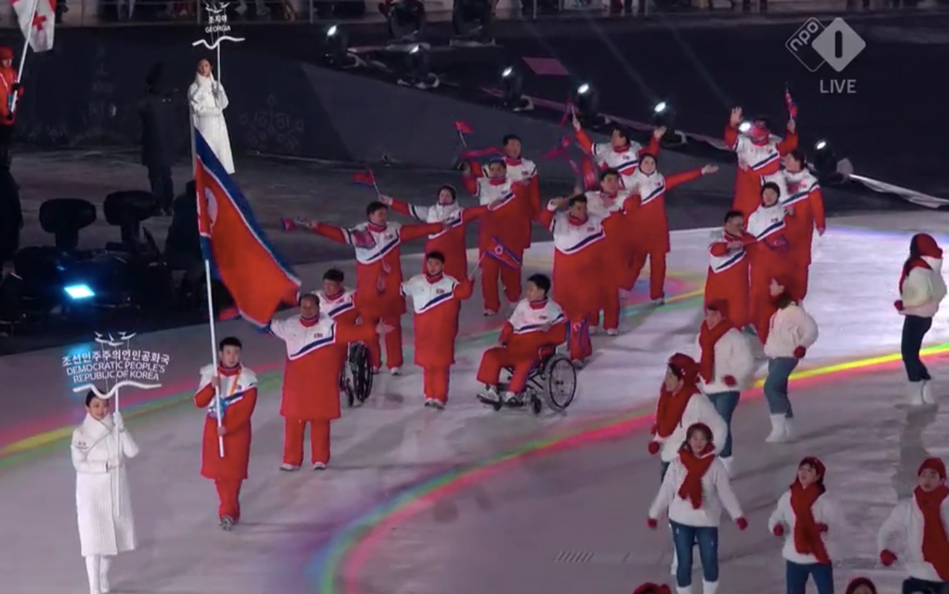 Entree Noord-Korea paralympics