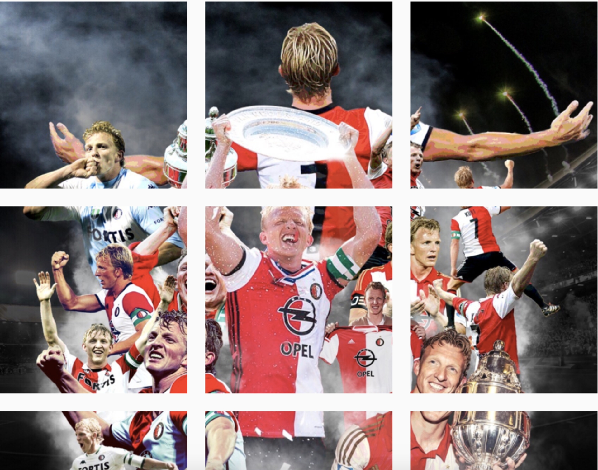 Dirk Kuyt kampioens collage