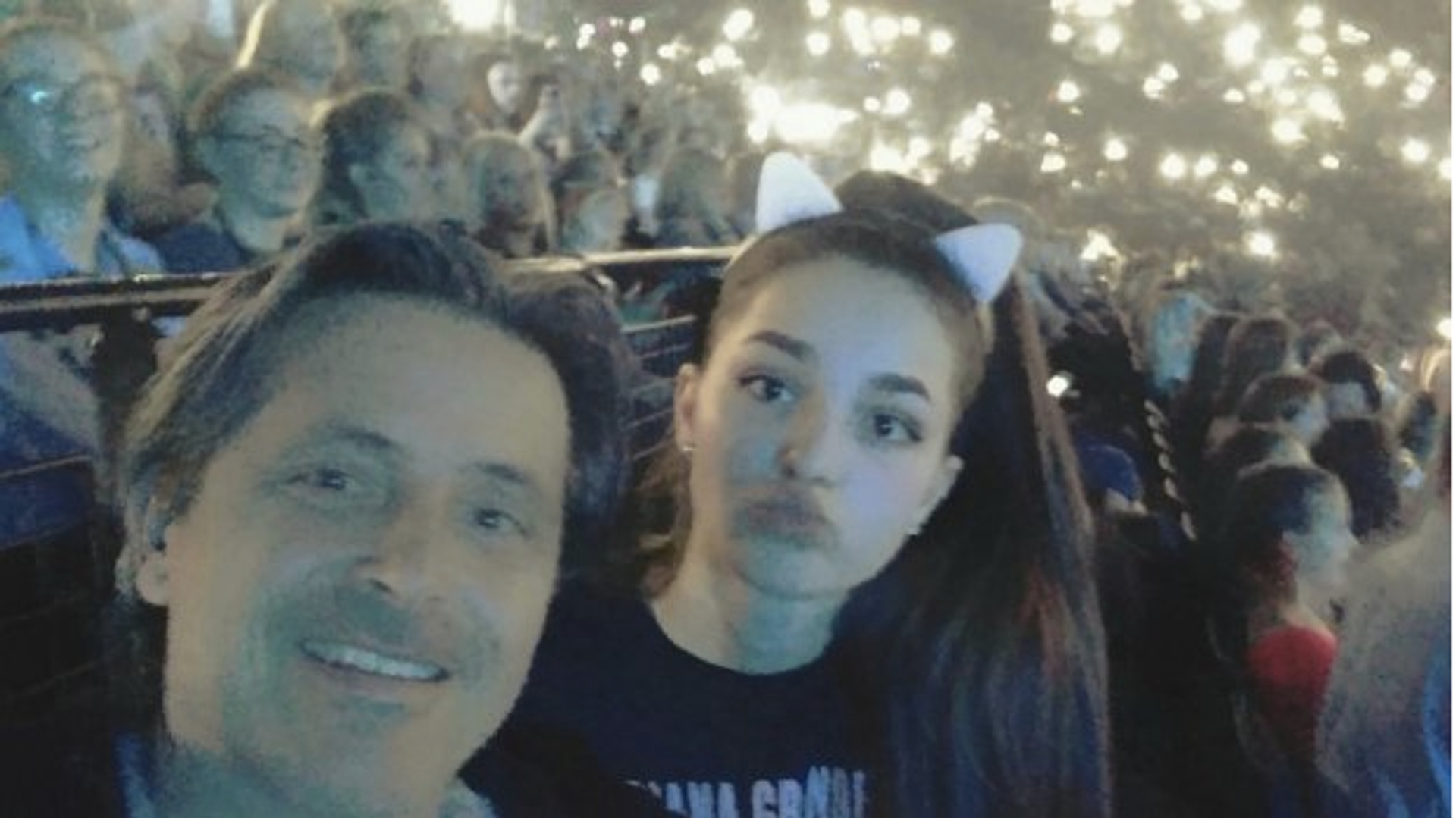maarten smit selfie met dochter