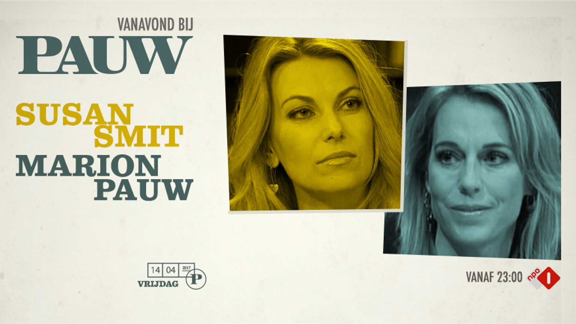 Susan Smit en Marion Pauw vrijdag 14 april 2017