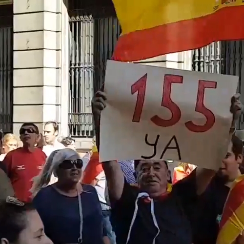 'Stille' tegenstanders gaan de straat op tegen Catalaanse onafhankelijkheid
