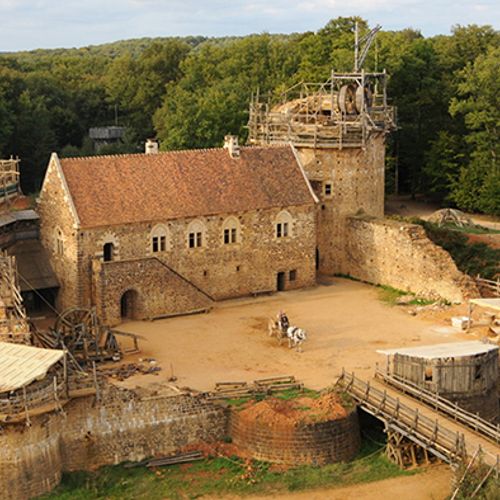 Afbeelding van Aan dit kasteel wordt al 20 jaar gebouwd, zonder moderne machines